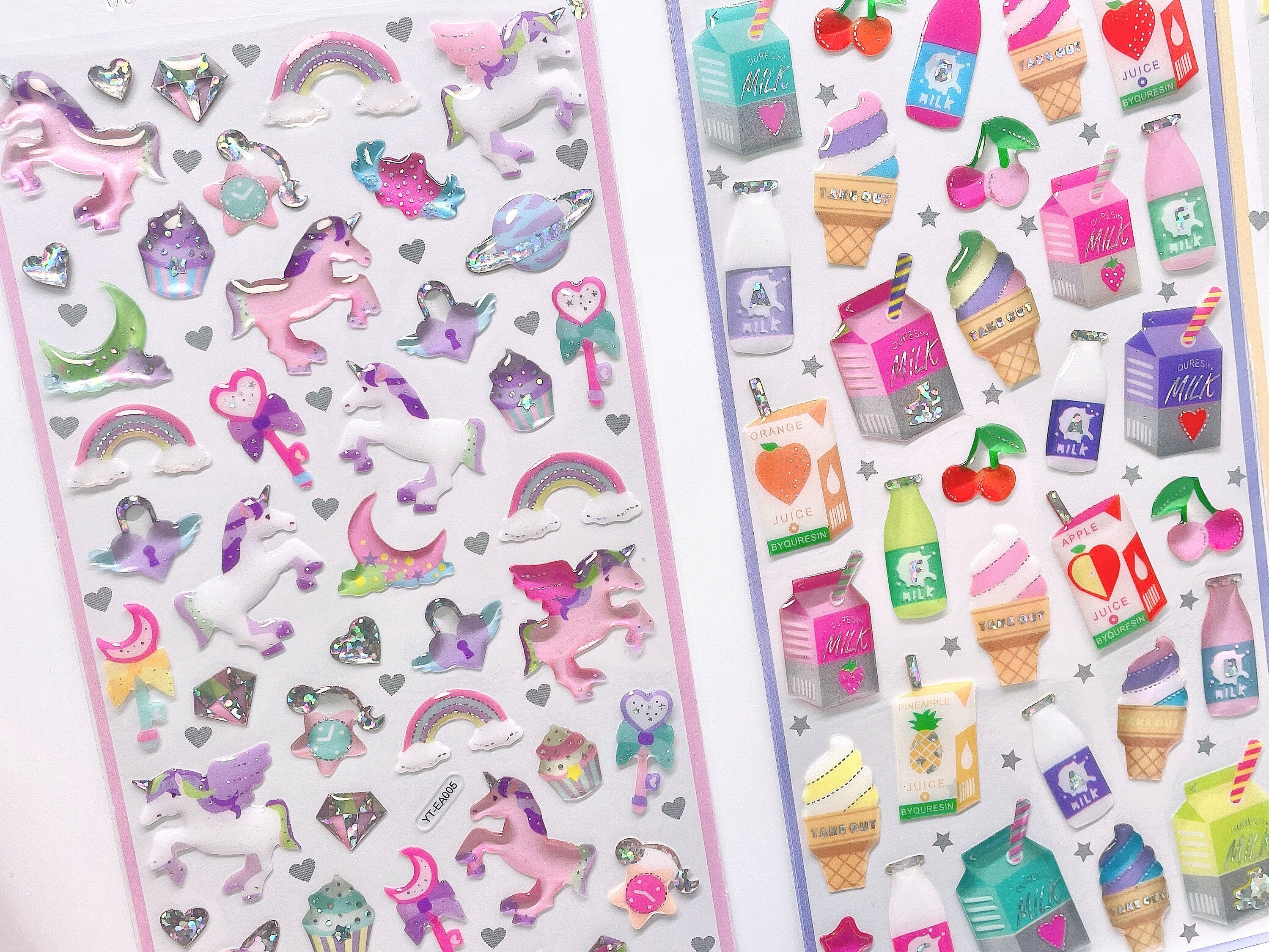 Kawaii Epoxy Sticker